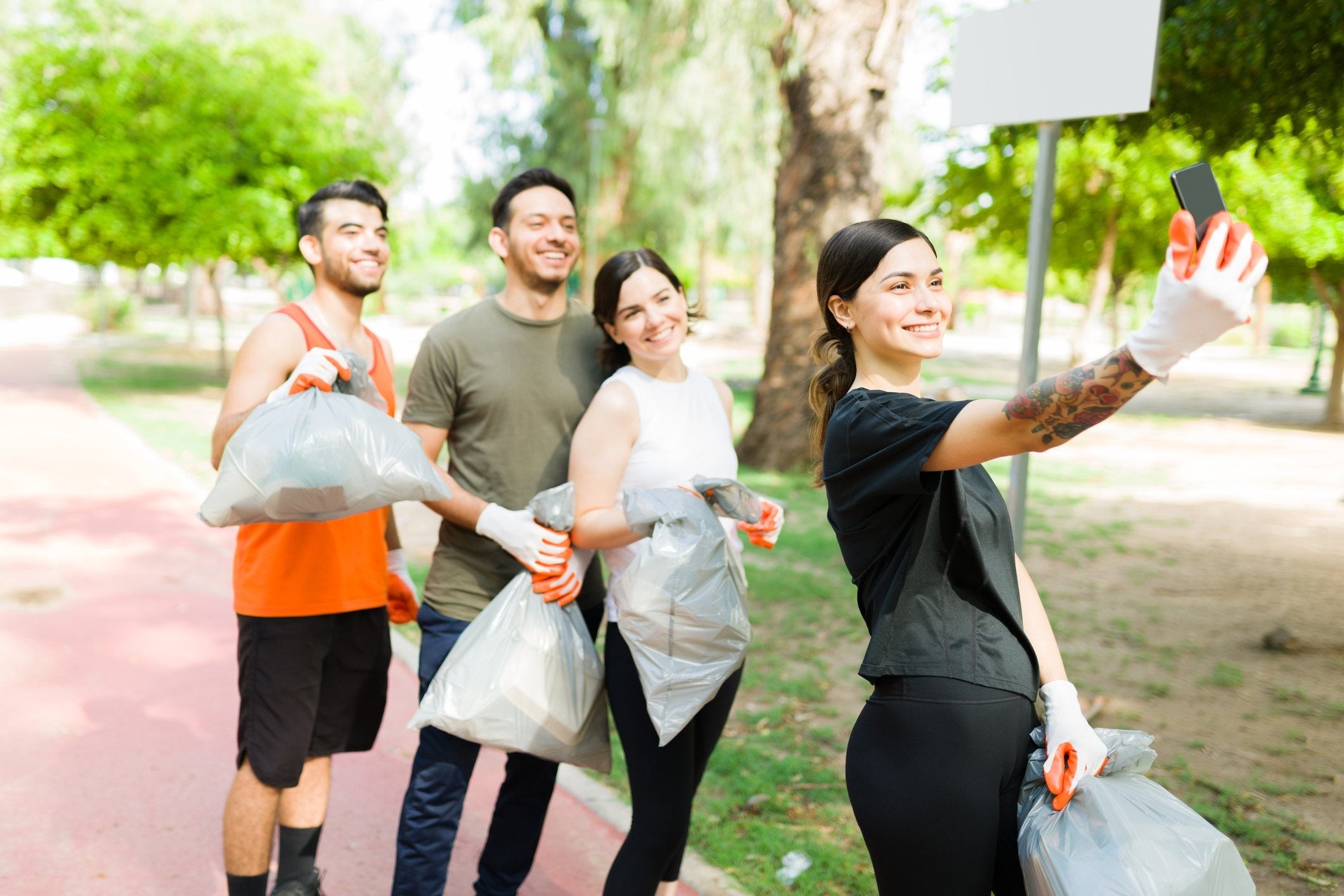 Bagging Trash and Burning Fat with Plogging