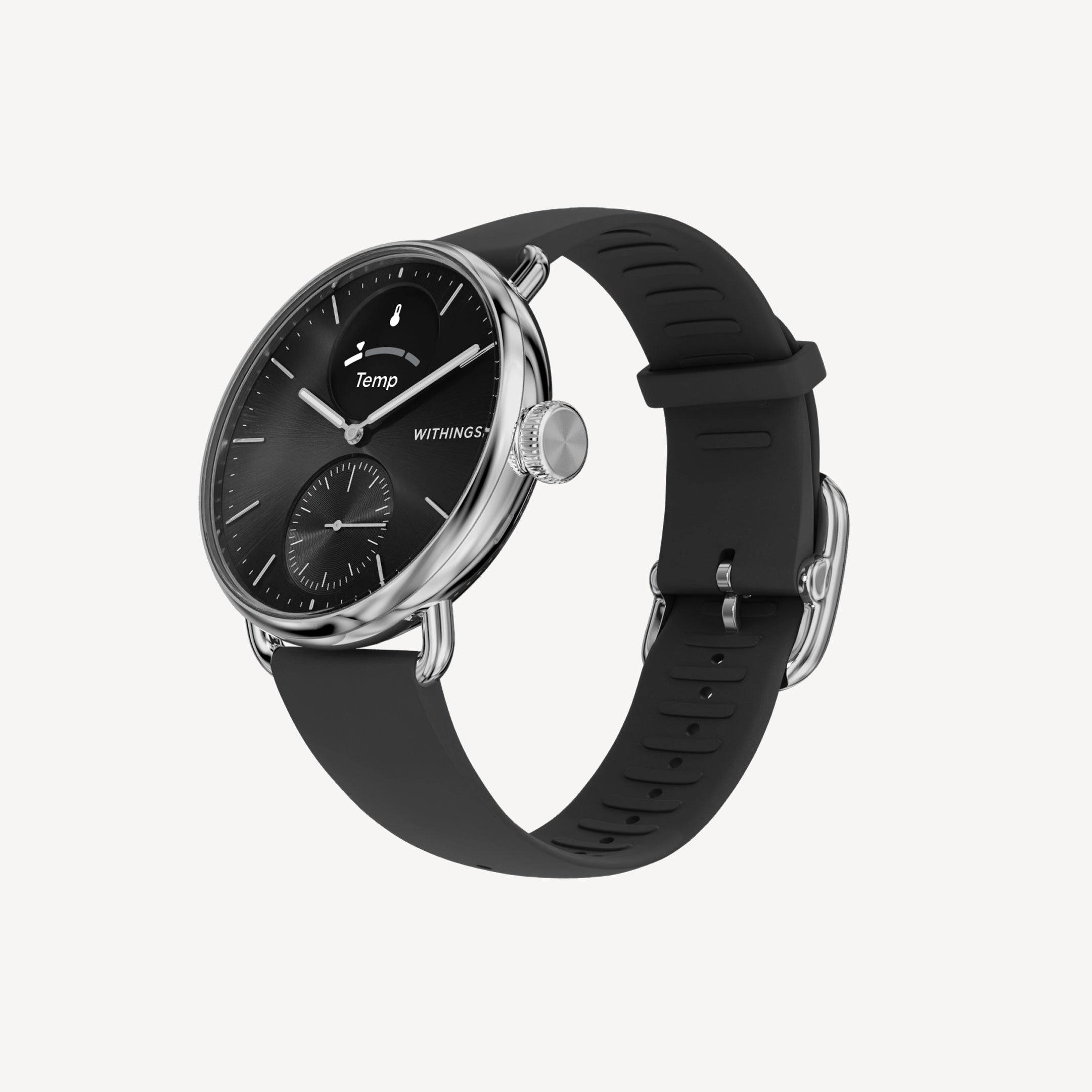 ScanWatch Vitals 38mm Black & Silver – Withings