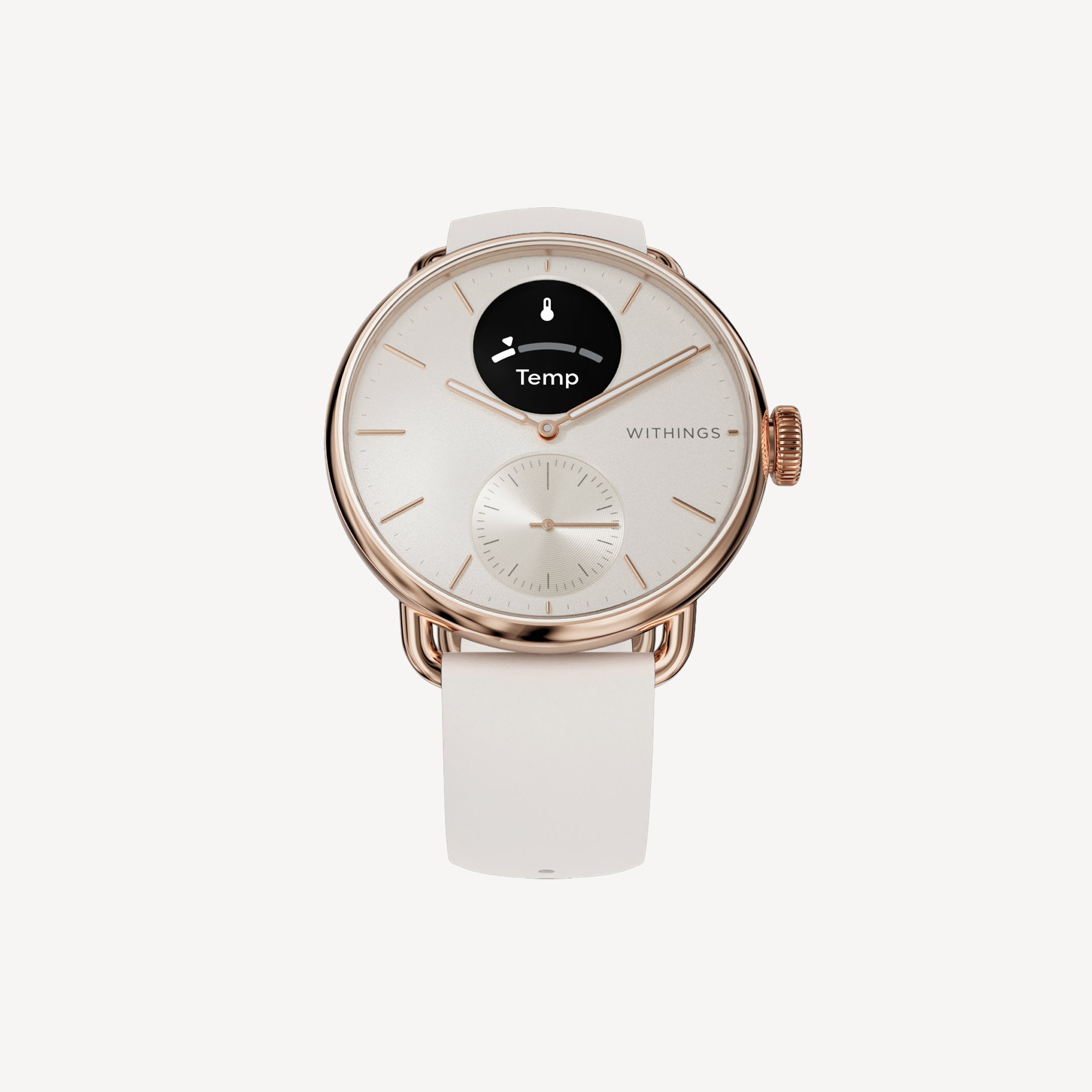 ScanWatch 2 38mm White & Rose Gold – Withings