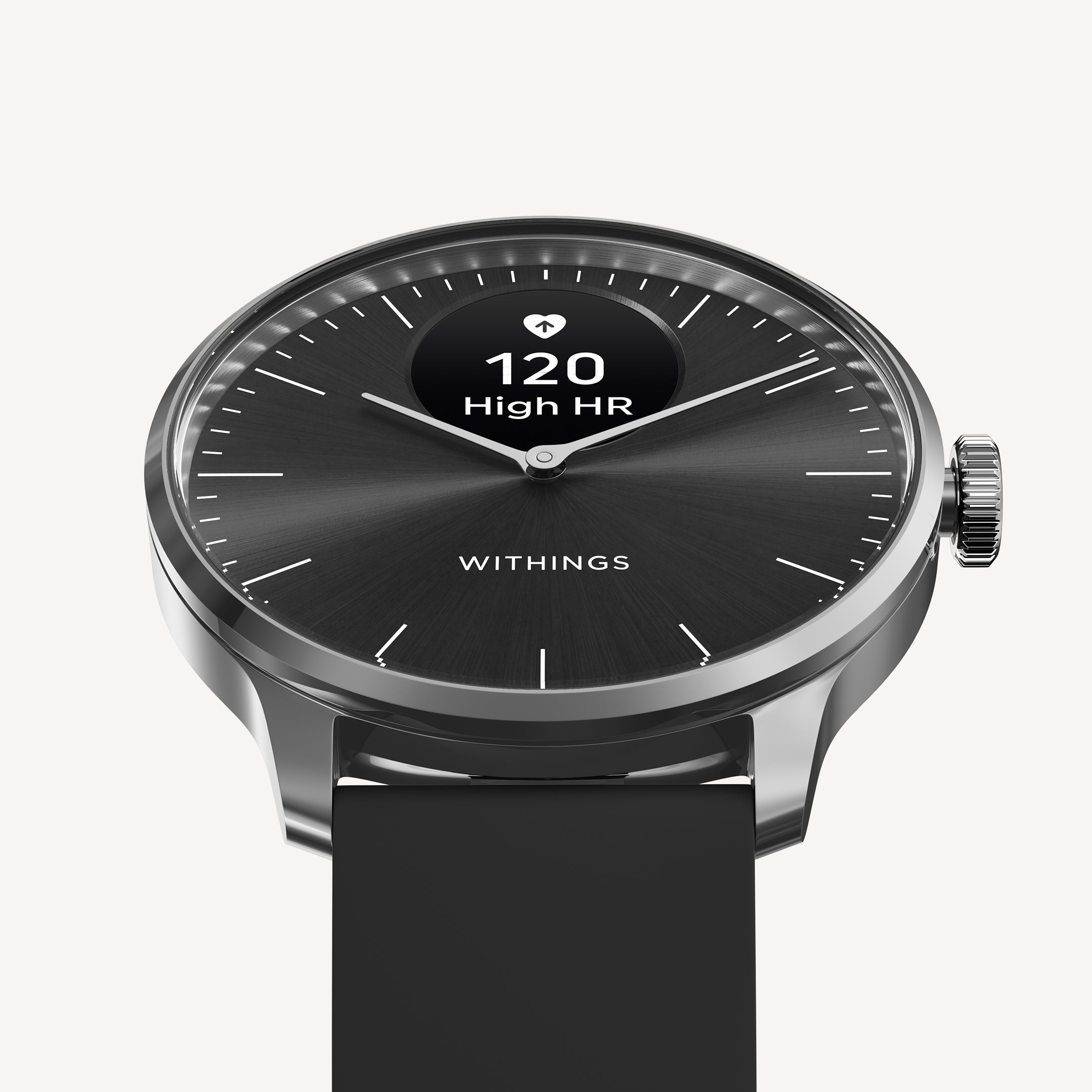 Withings ScanWatch Light スマートウォッチ ブラック ScanWatch Light 37mm Black & Silver – Withings