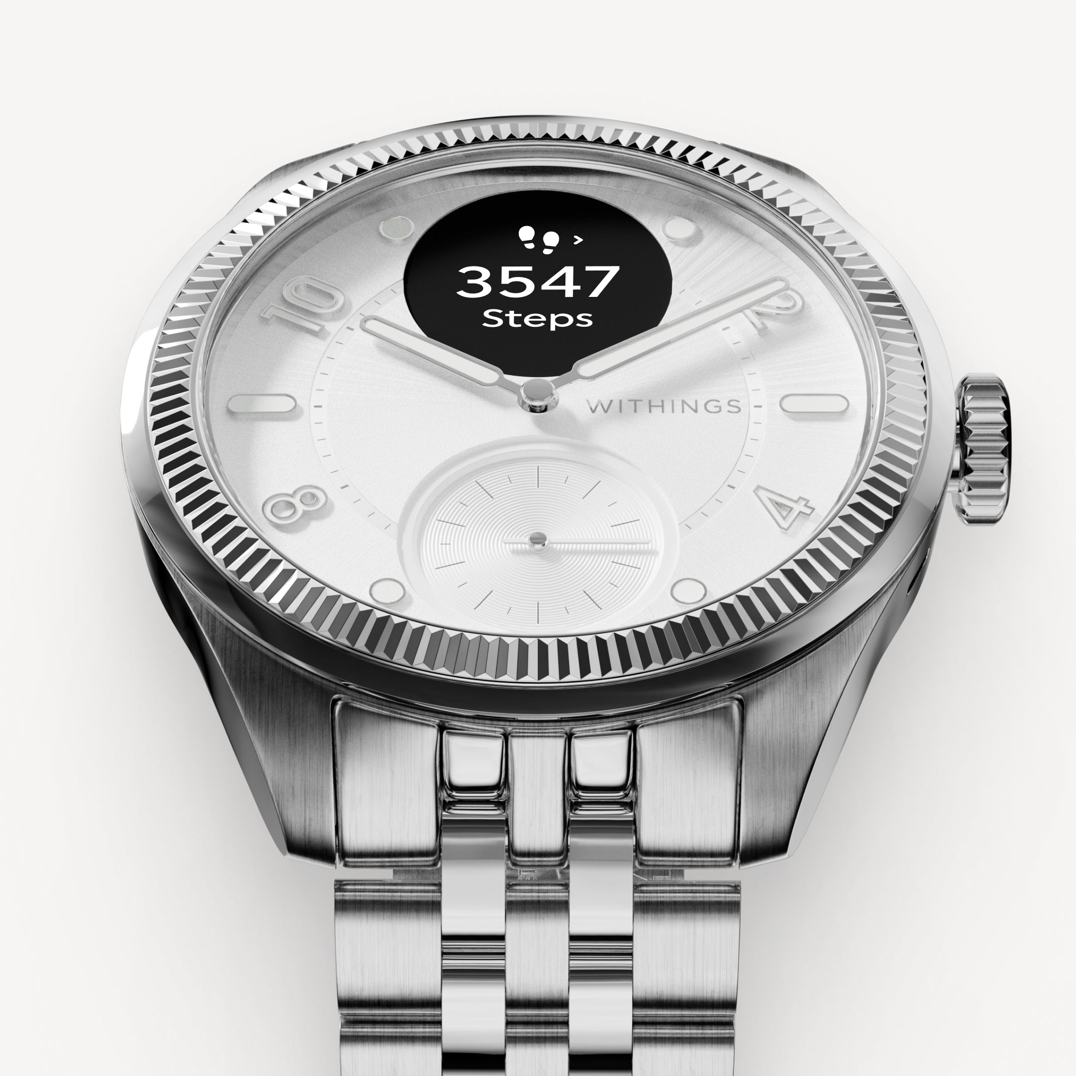 ハリウッド ゼン アンド ナウ ScanWatch Nova Brilliant 39mm Silver – Withings