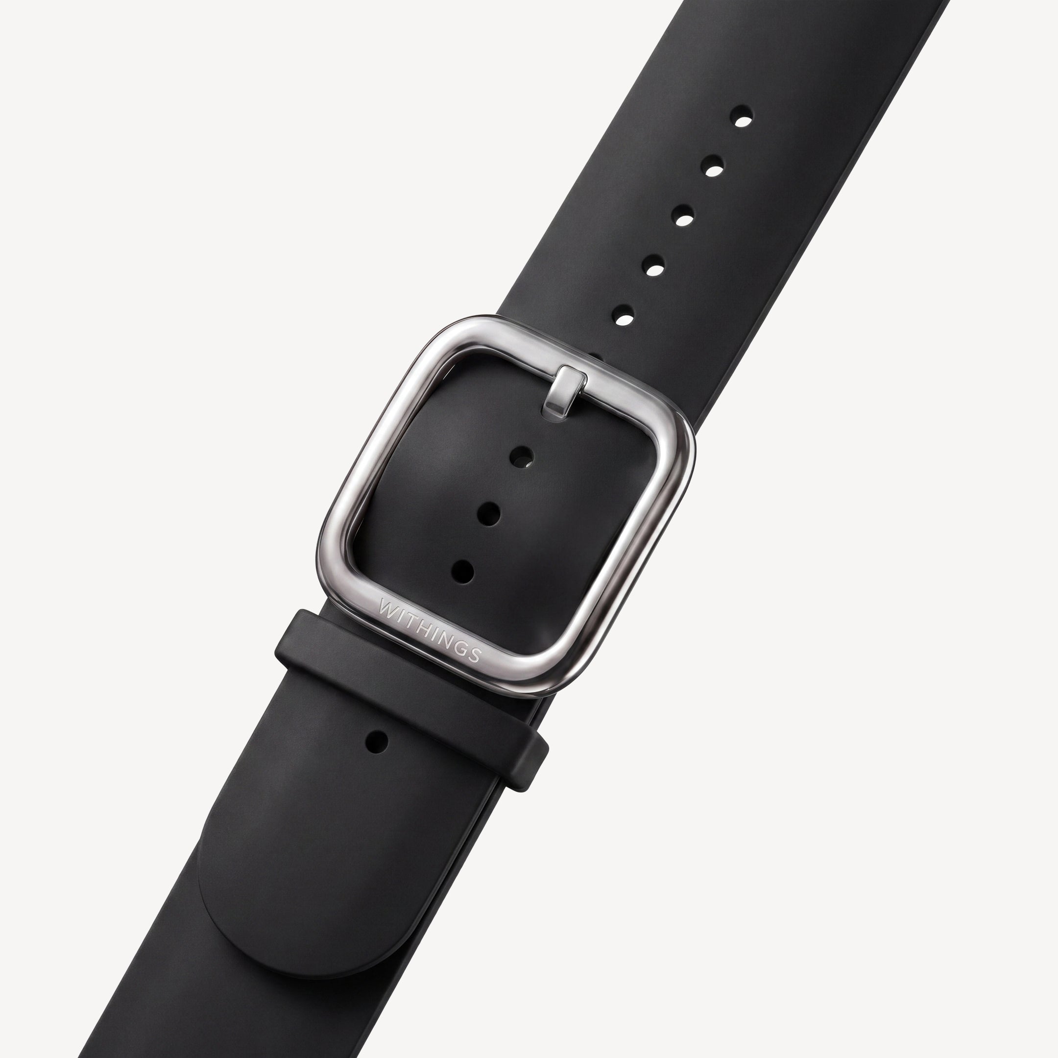Bracelet Sport Premium en Fluoroélastomère Noir