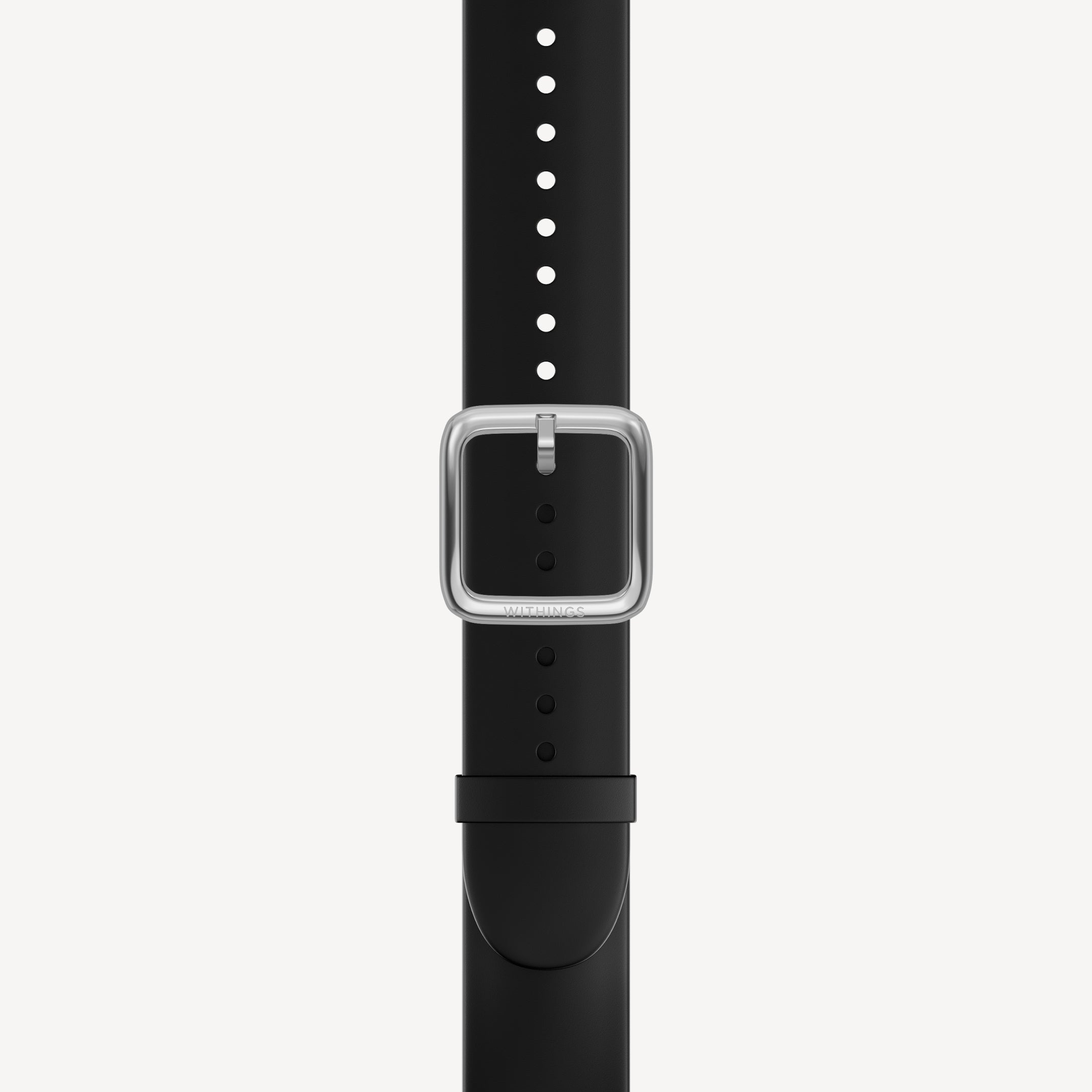 Bracelet Sport Premium en Fluoroélastomère Noir