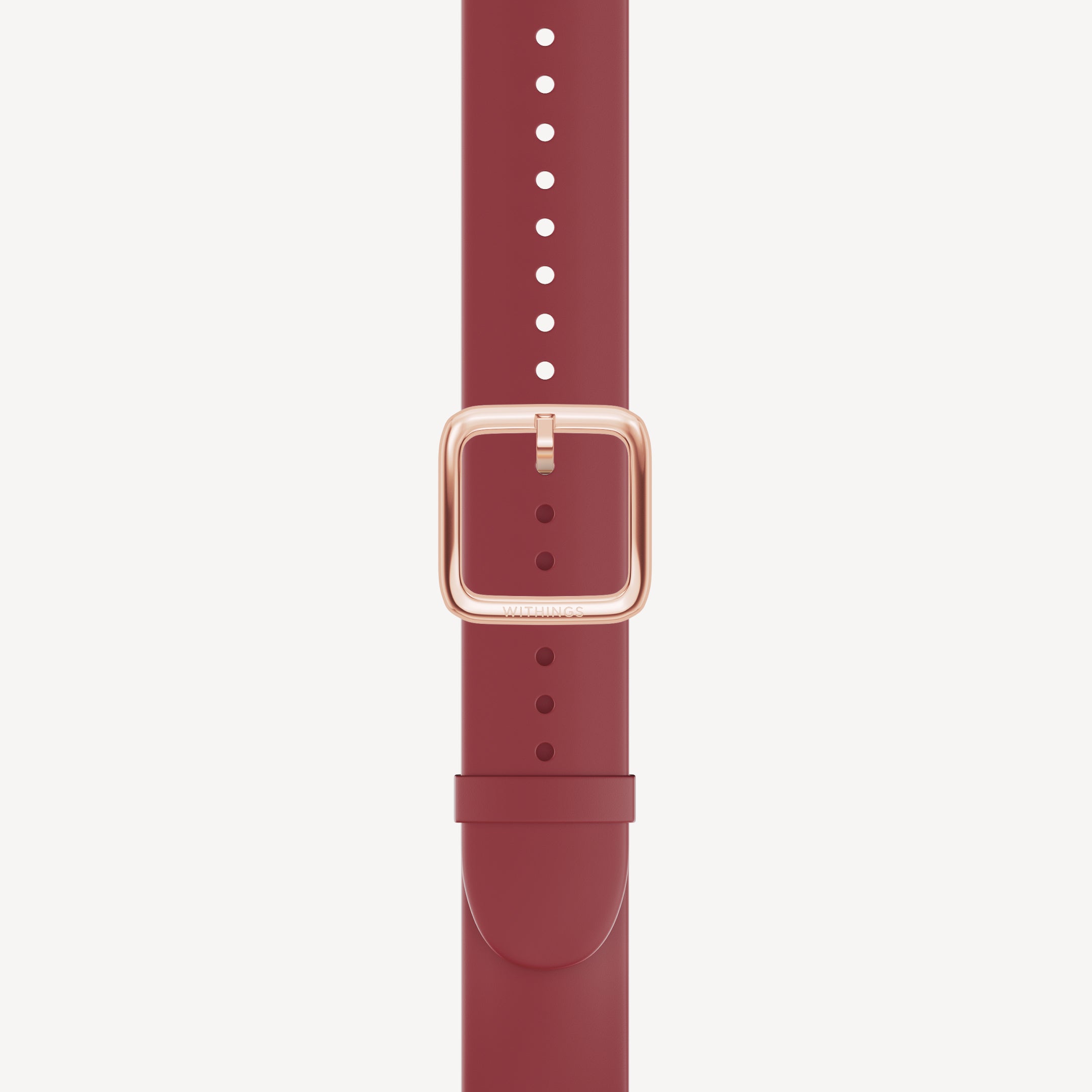Premium Sport Fluoroelastomer Wristband Burgundy