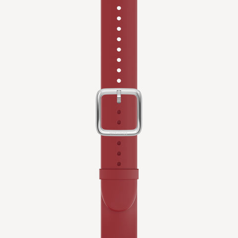 Premium Sport Fluoroelastomer Wristband Burgundy