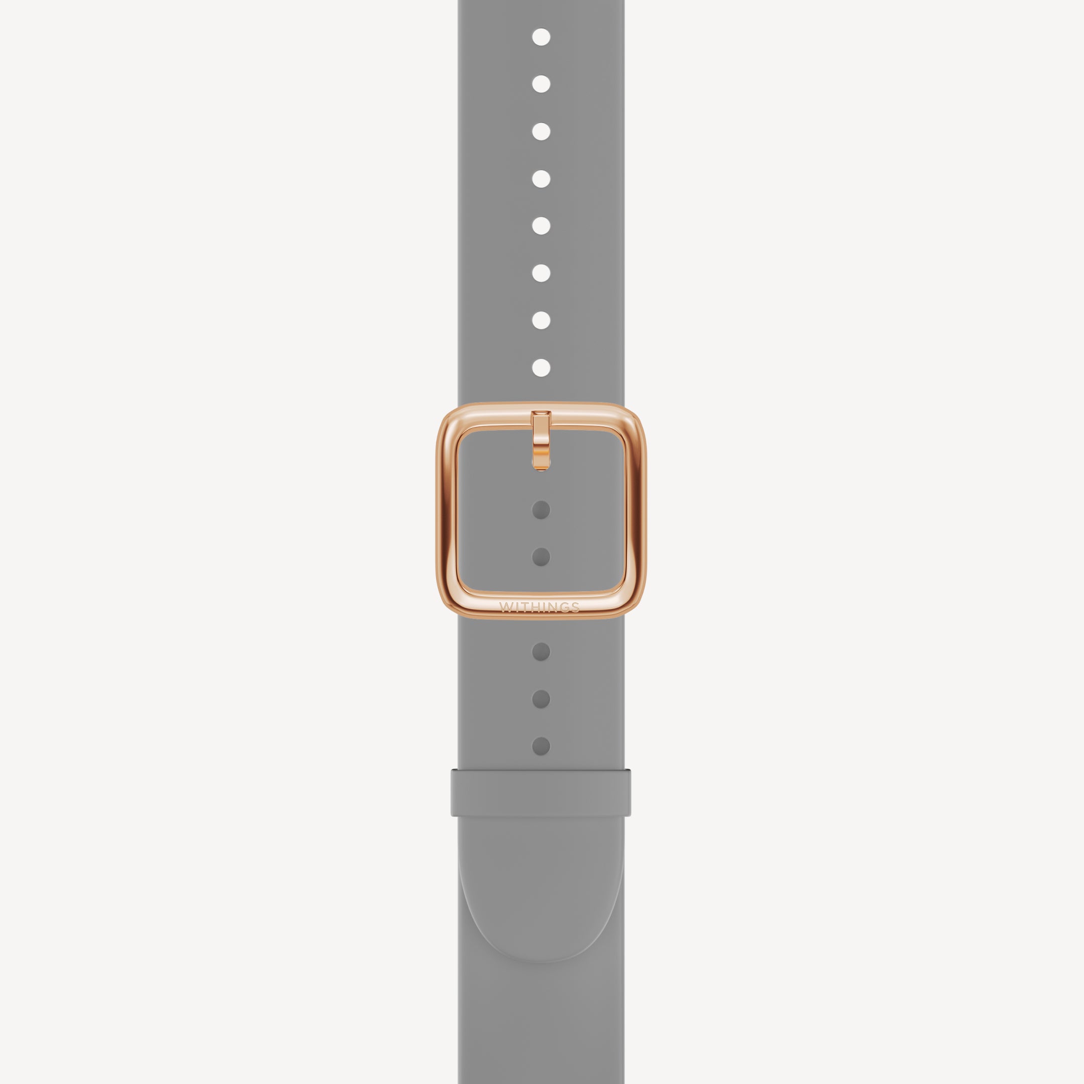 Bracelet Sport Premium en Fluoroélastomère Gris