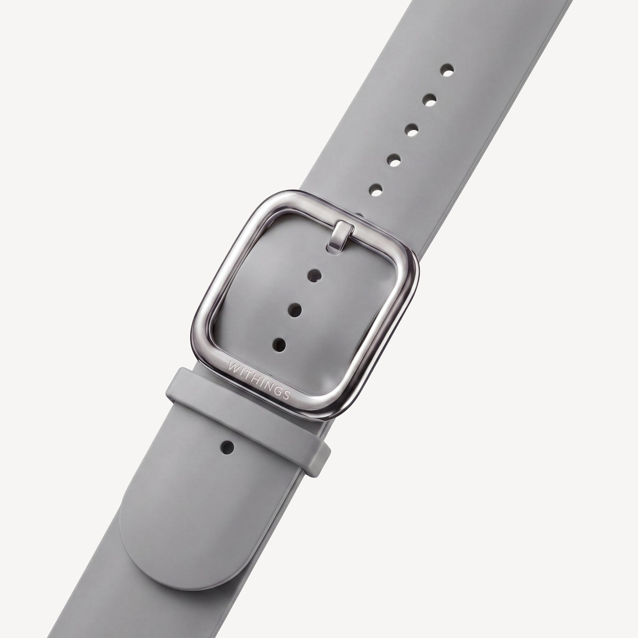 Bracelet Sport Premium en Fluoroélastomère Gris