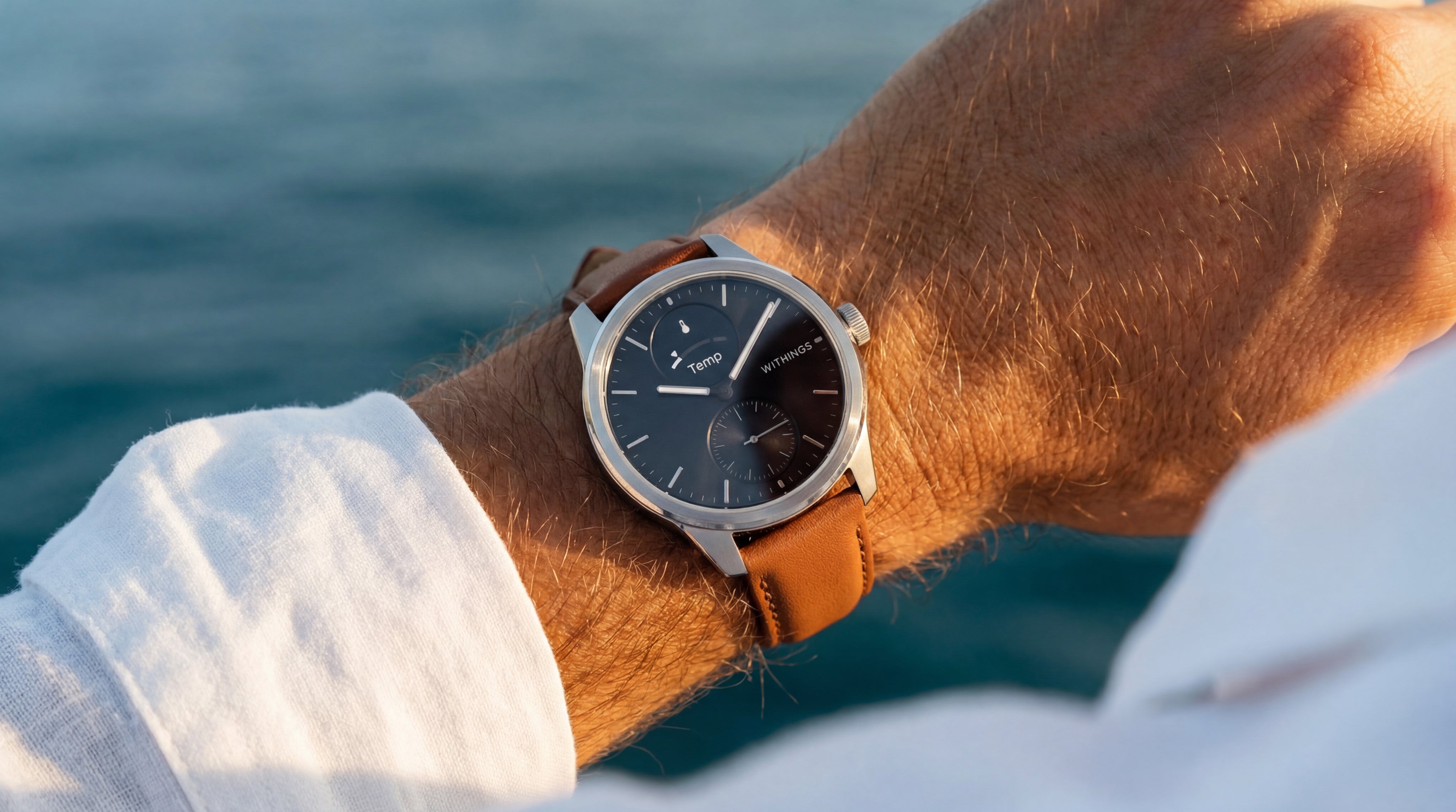 ScanWatch 2 38mm Blue & Rose Gold – Withings