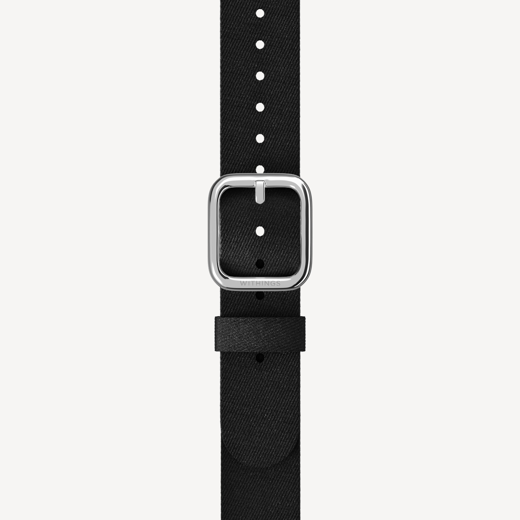 Tide Ocean Wristband Black & Silver