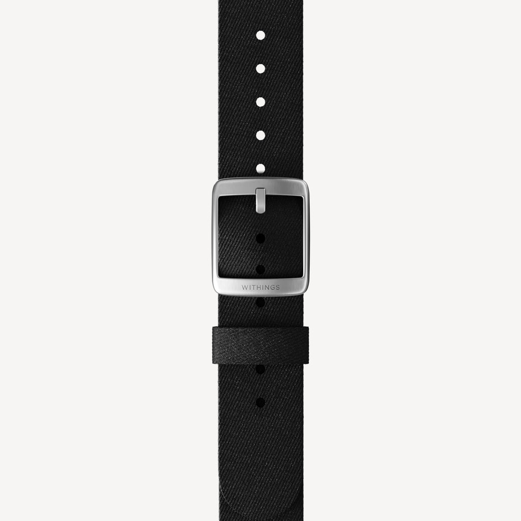 Tide Ocean Wristband Black & Silver